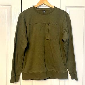 Mountain Hardwear Firetower Crew Sweatshirt, Green, Men’s M